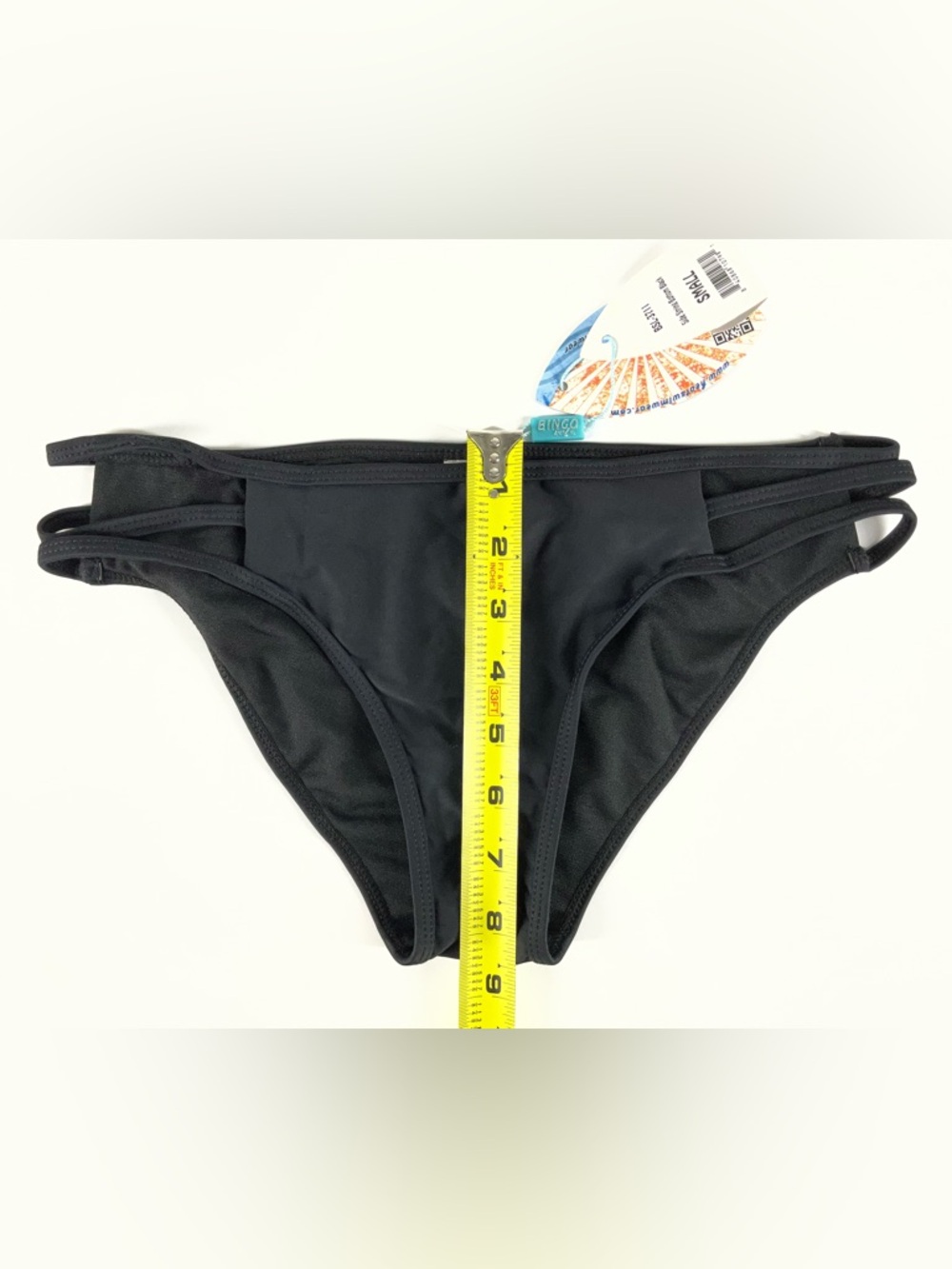 Bingo Surf Black Side String Bikini Bottom Juniors Size Small - Picture 9 of 10